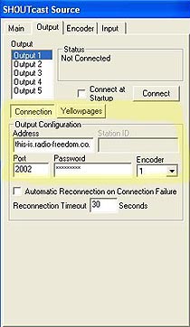 Shoutcast source